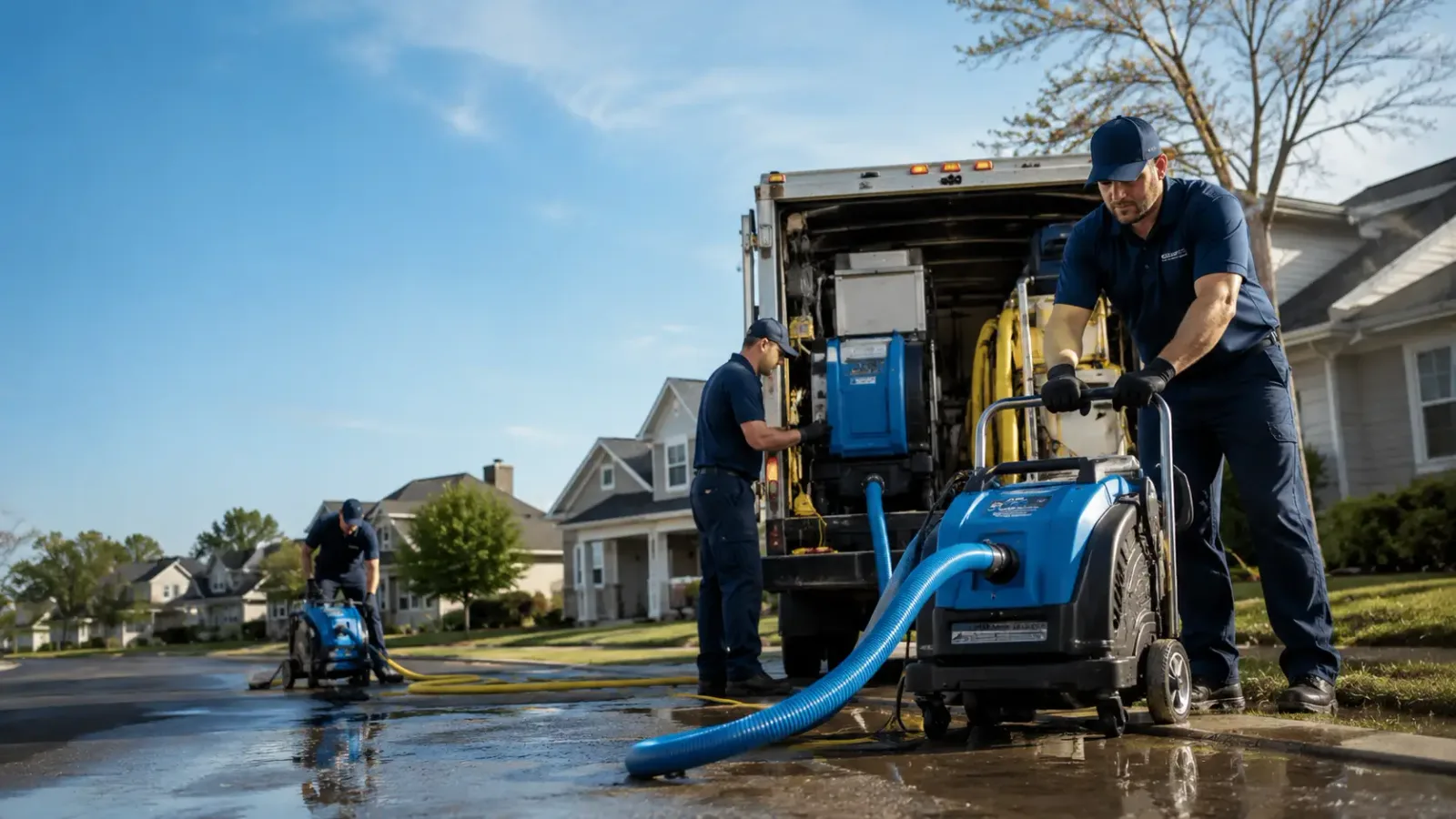 Flood Damage Cleanup in Mexico, PA